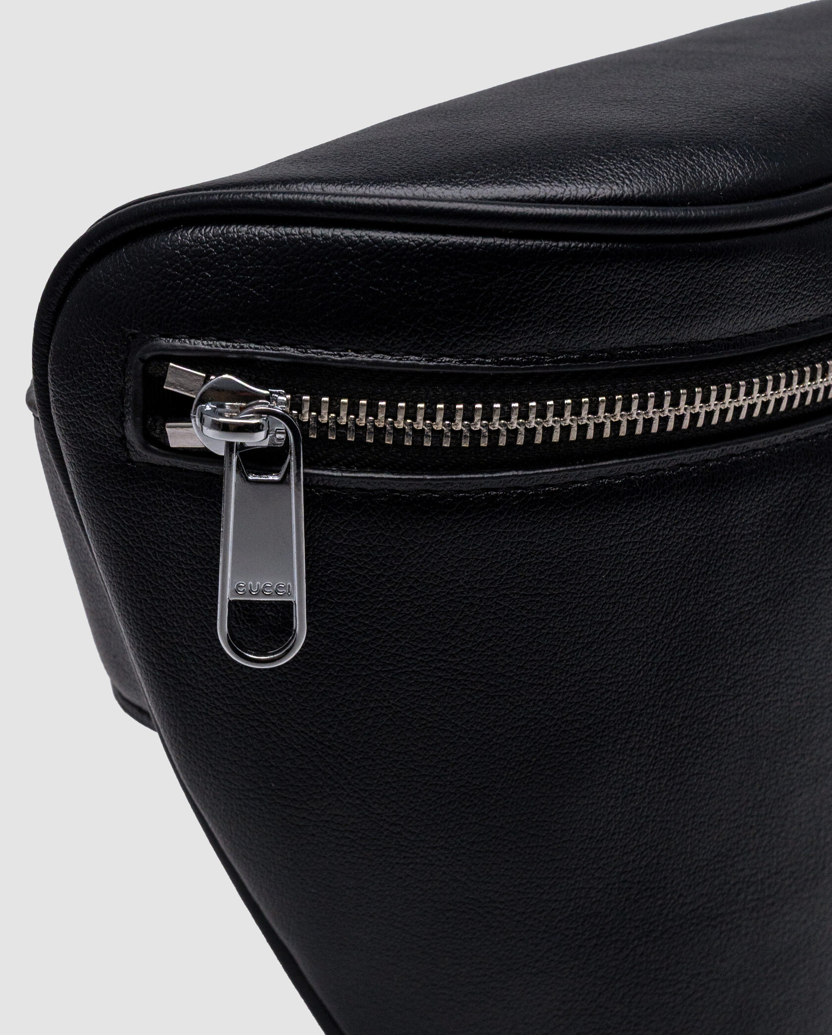 Gucci GG Leather Belt Bag Black - 14