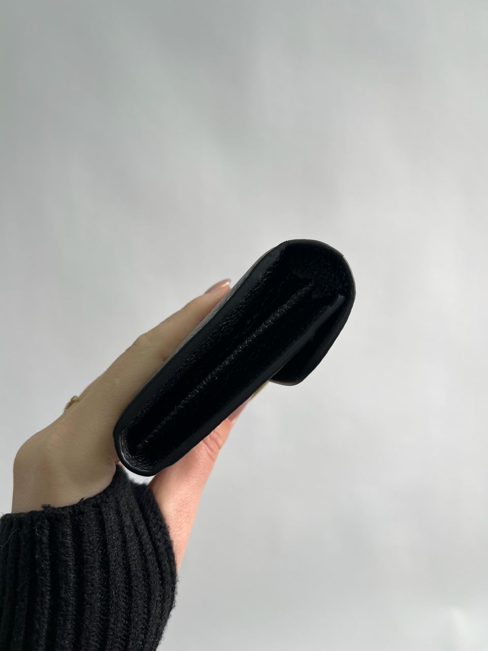 Gucci GG Marmont Button Wallet Black/Gold - 11