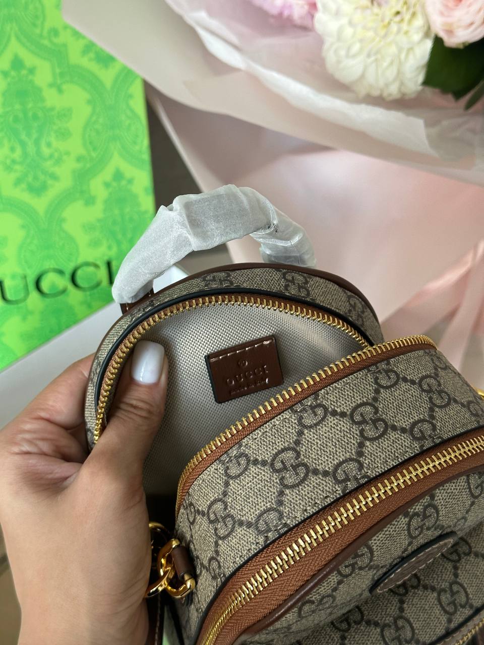 Gucci GG Supreme Interlocking G Multifunction Bag Shoulder Bag K-241017-04 - 6