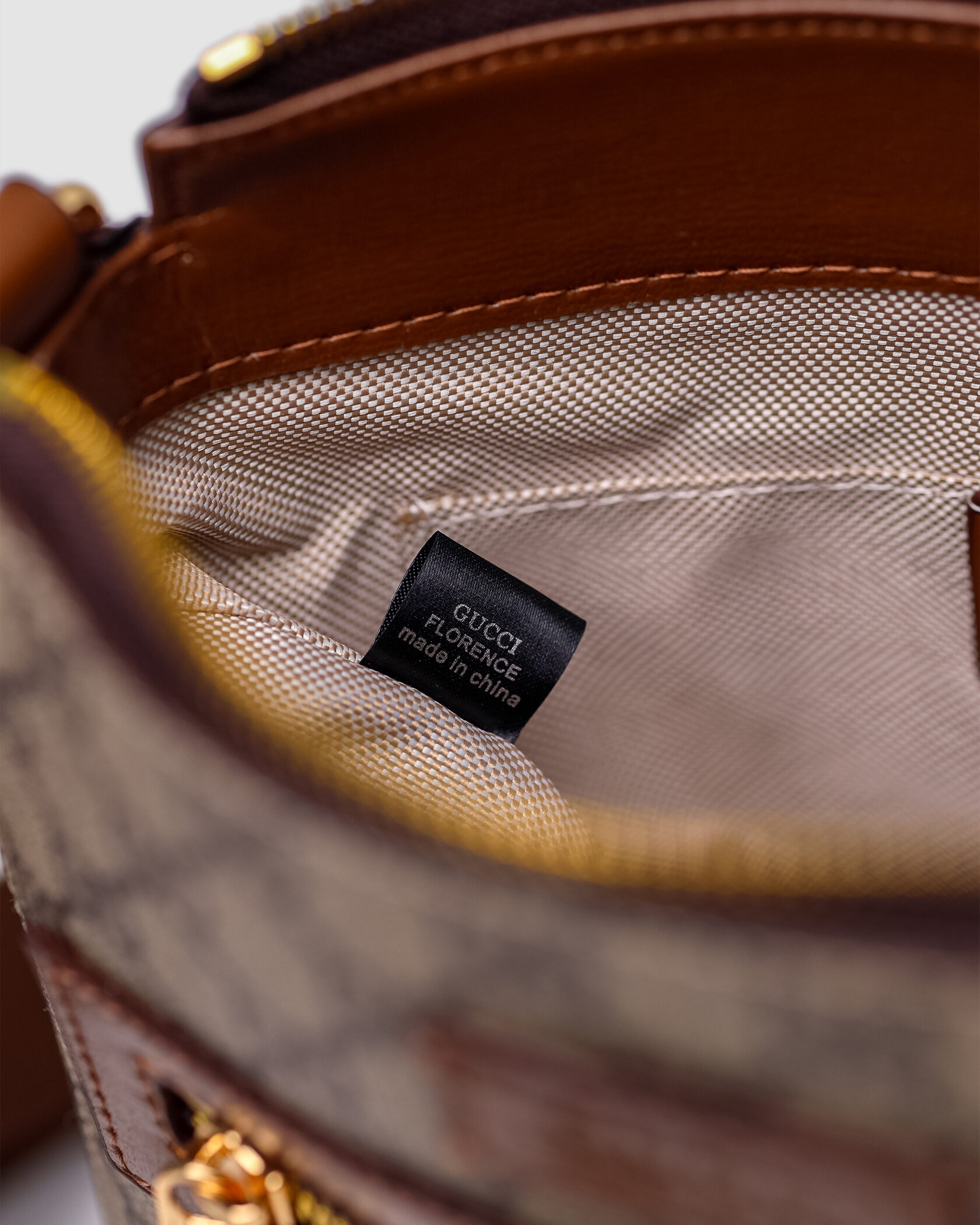 Gucci GG Supreme Shoulder Bag Brown - 13