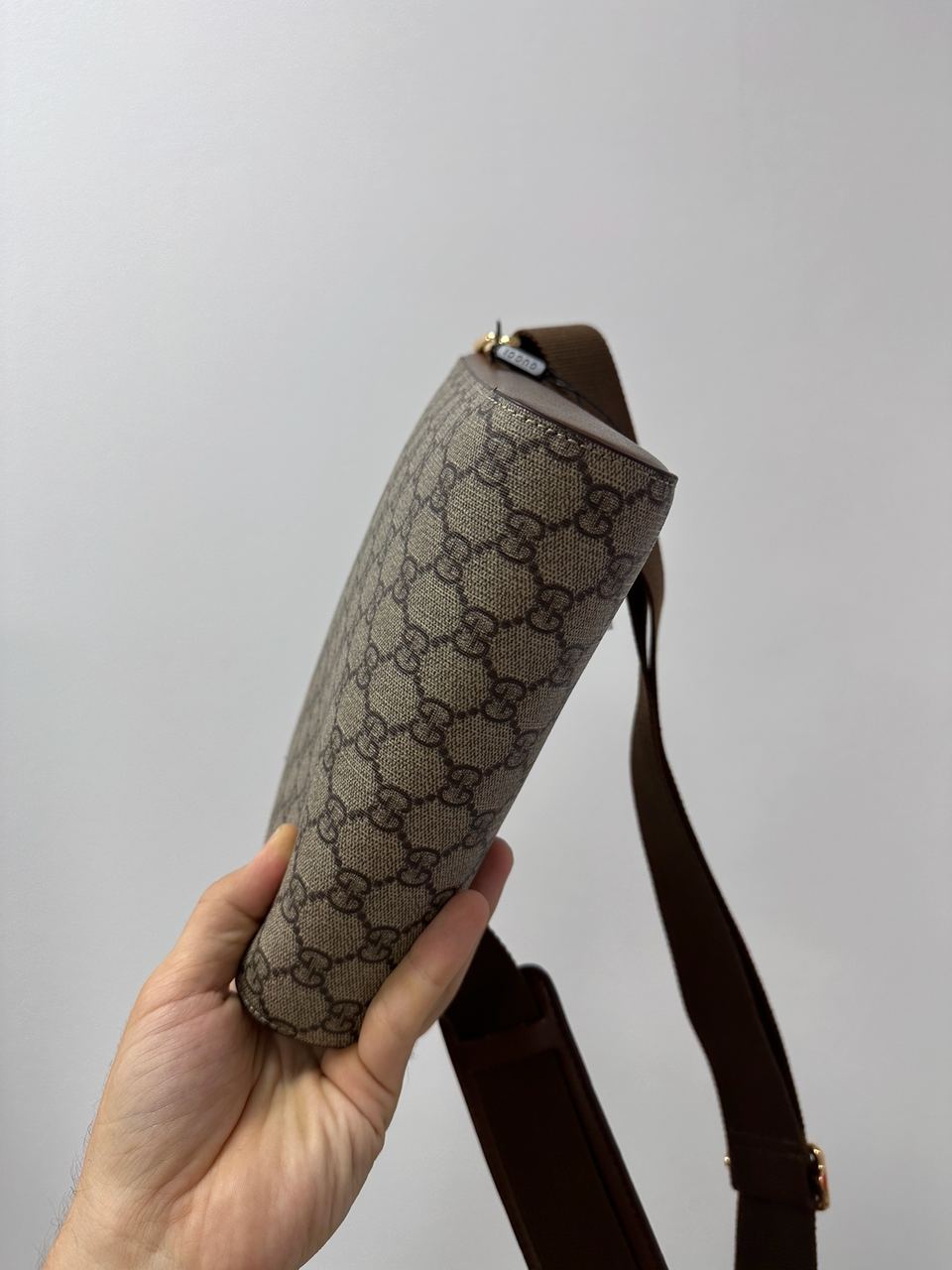 Gucci GG Supreme Shoulder Bag Brown - 9