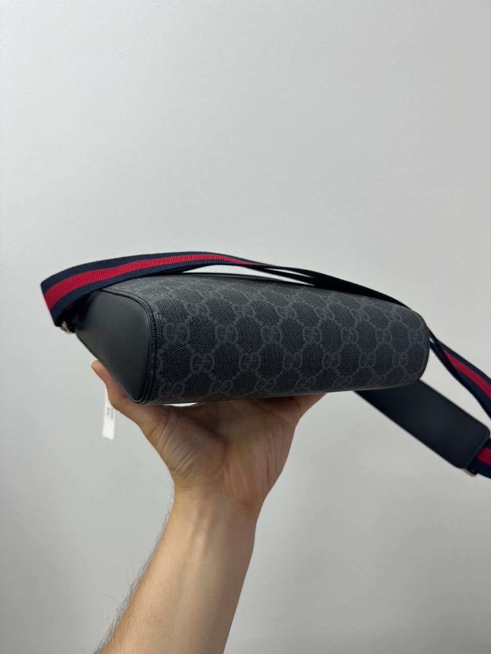 Gucci GG Supreme Shoulder Bag Grey - 11