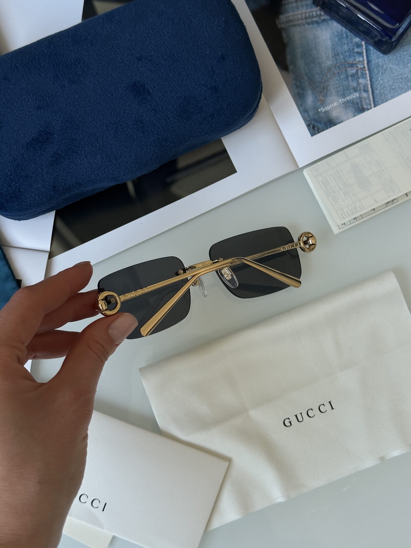 Gucci GG1703S 002 Black/Gold - 7