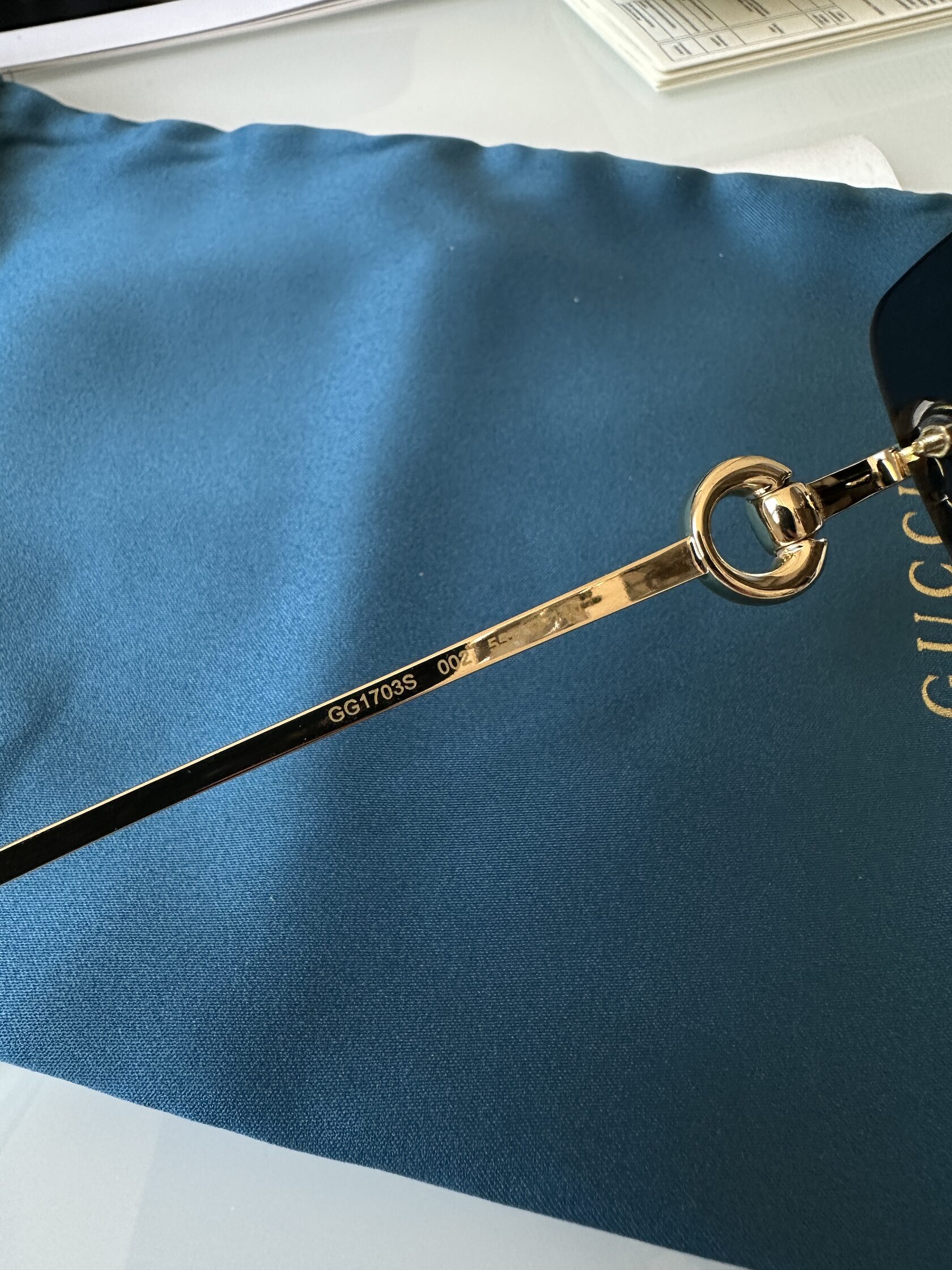 Gucci GG1703S 002 Black/Gold - 9