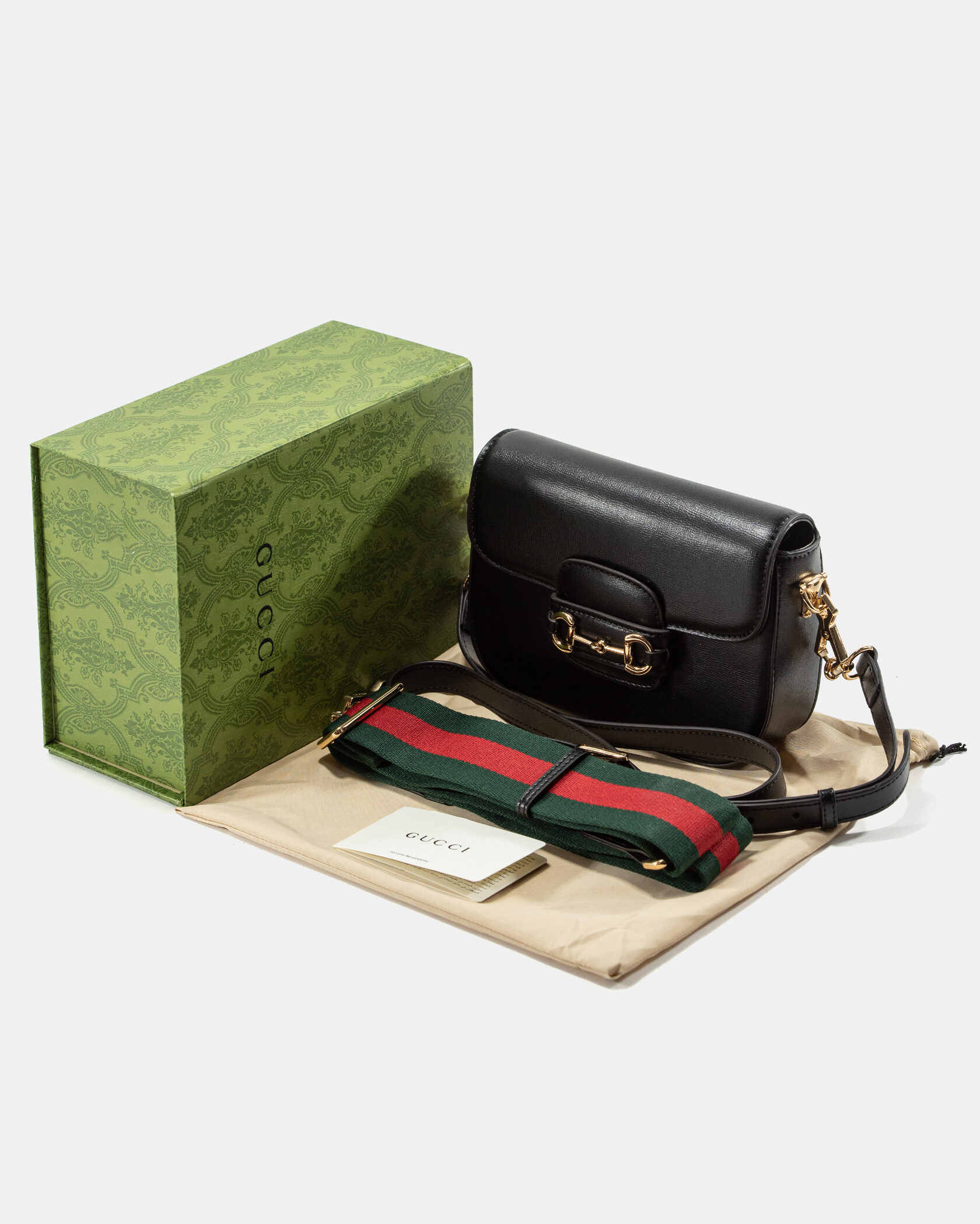 Gucci Horsebit 1955 Mini Bag Black - 2