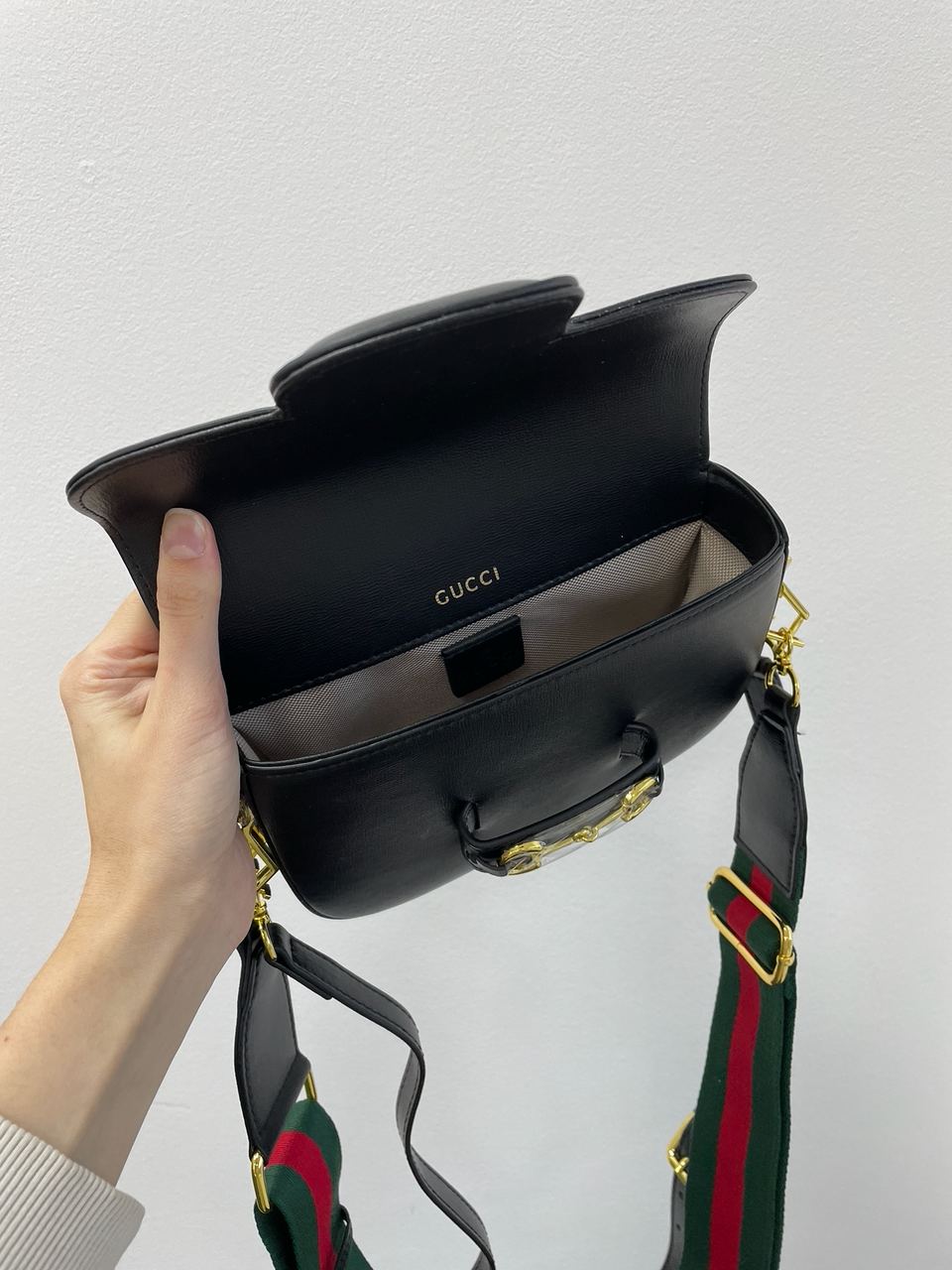 Gucci Horsebit 1955 Mini Bag Black - 14