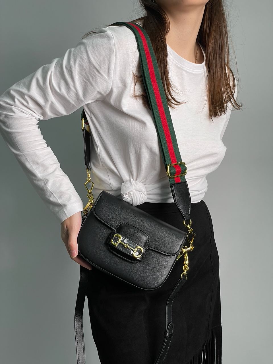 Gucci Horsebit 1955 Mini Bag Black - 6