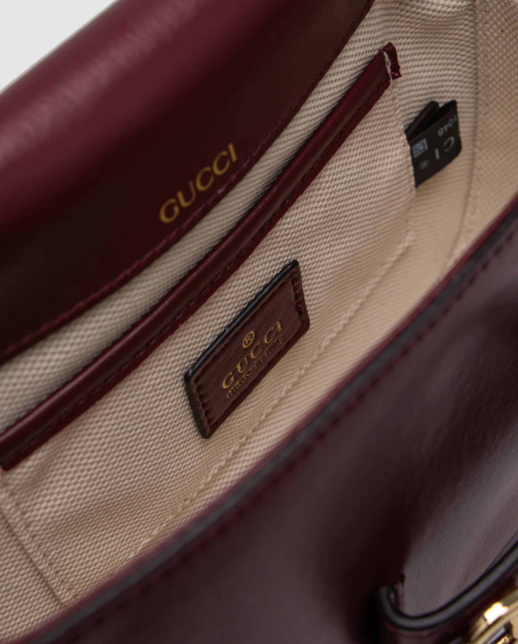 Gucci Horsebit 1955 Mini Bag Burgundy Soft - 12