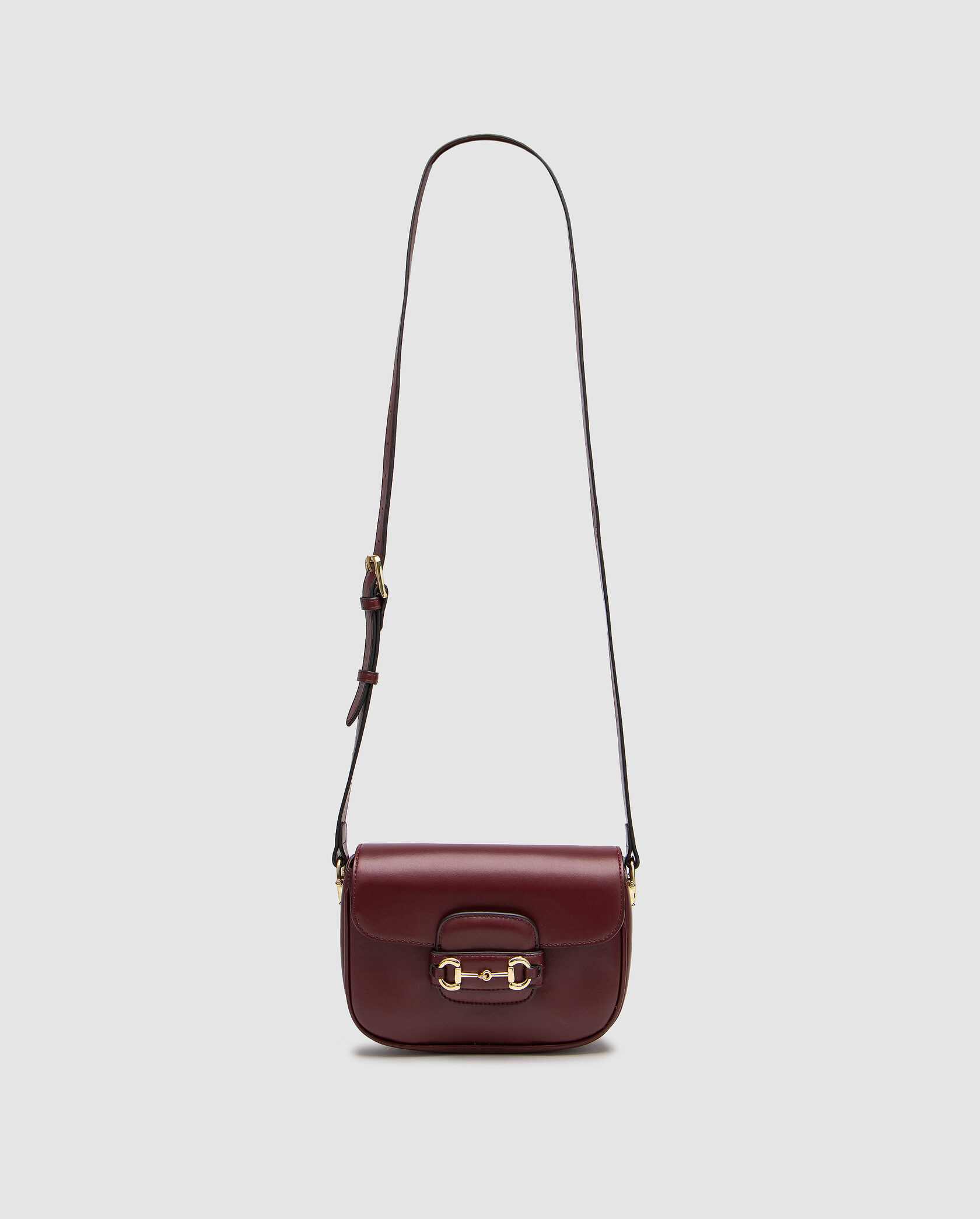 Gucci Horsebit 1955 Mini Bag Burgundy Soft - 3