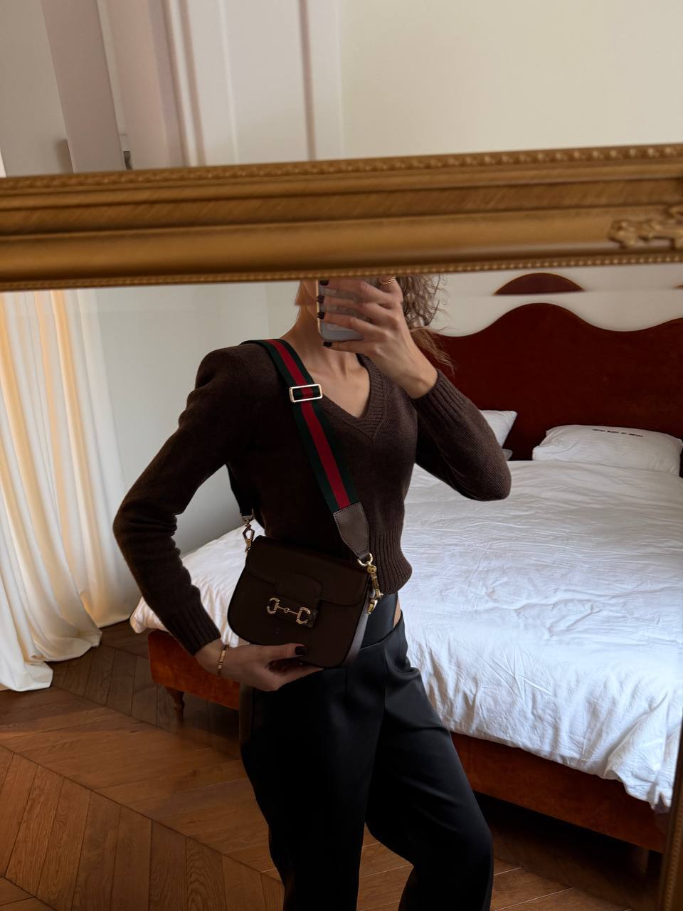 Gucci Horsebit 1955 Mini Bag Total Brown Soft - 2