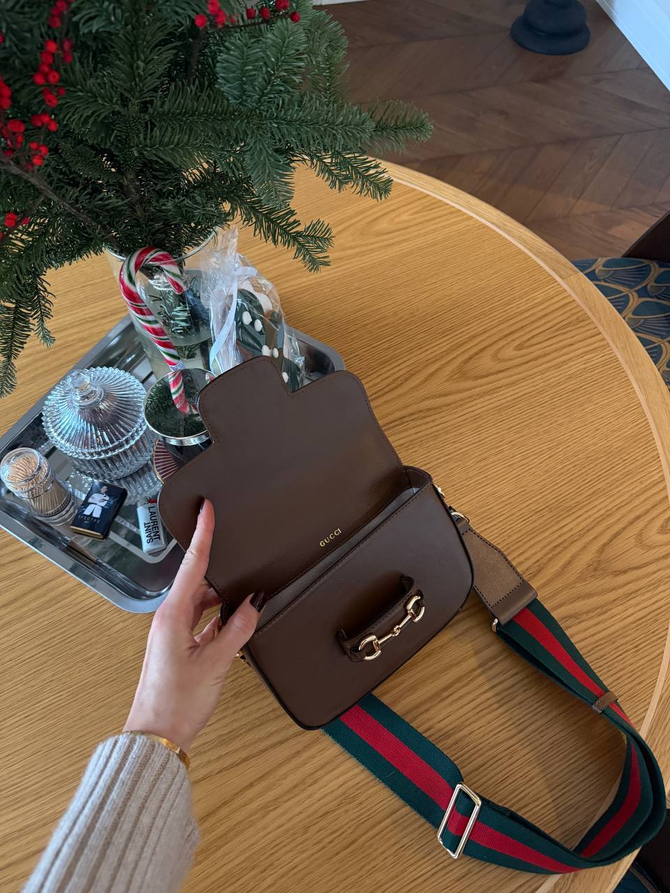 Gucci Horsebit 1955 Mini Bag Total Brown Soft - 7