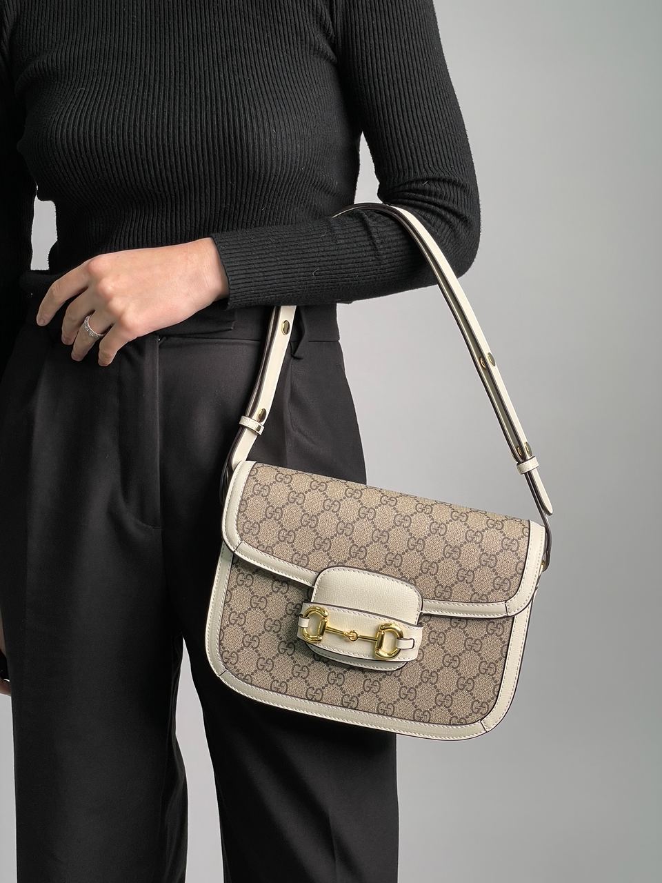 Gucci Horsebit 1955 Small Shoulder Bag - 6