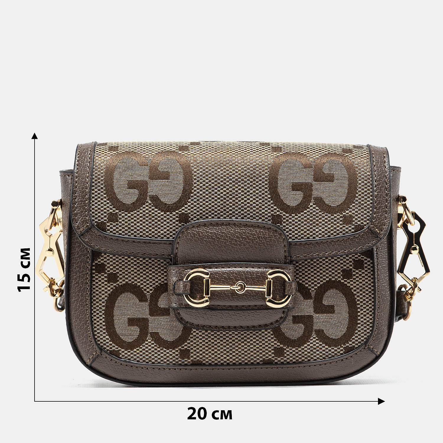Gucci Horsebit 1955 Textile Mini Bag - 3