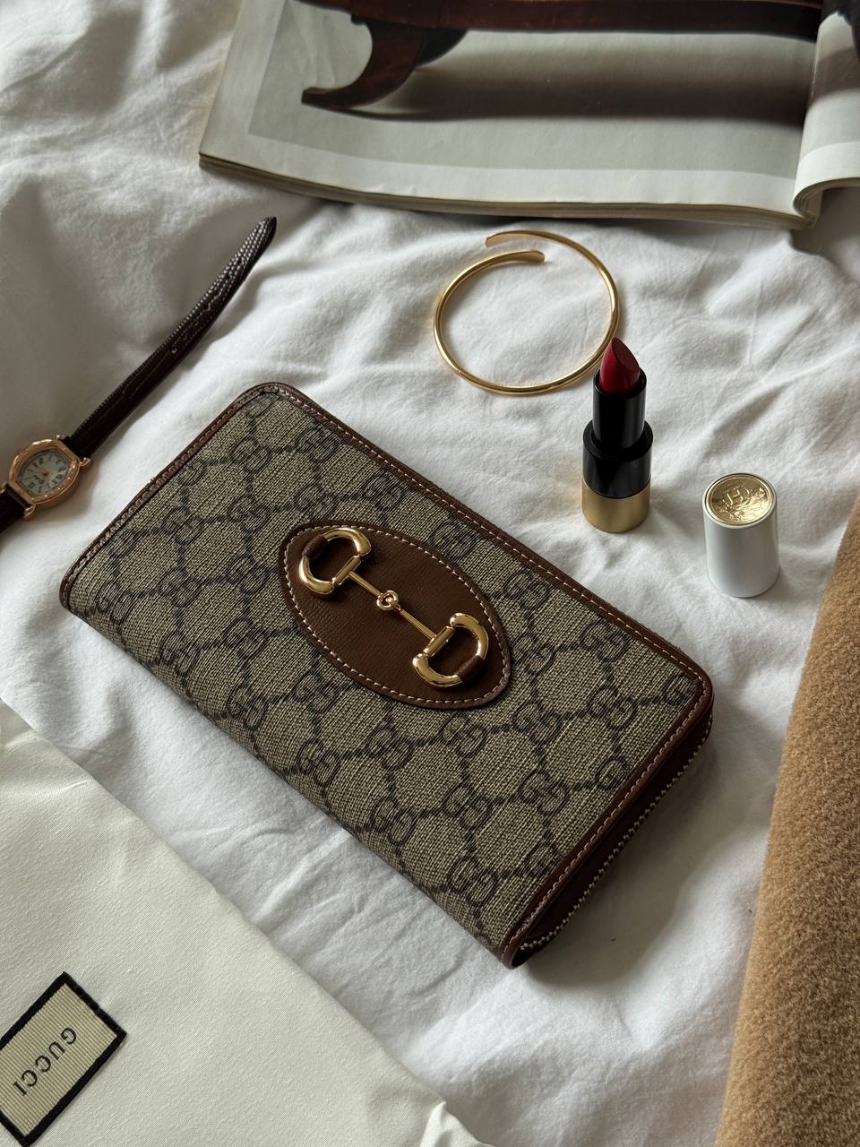 Gucci Horsebit 1955 Zip Around Wallet - 4