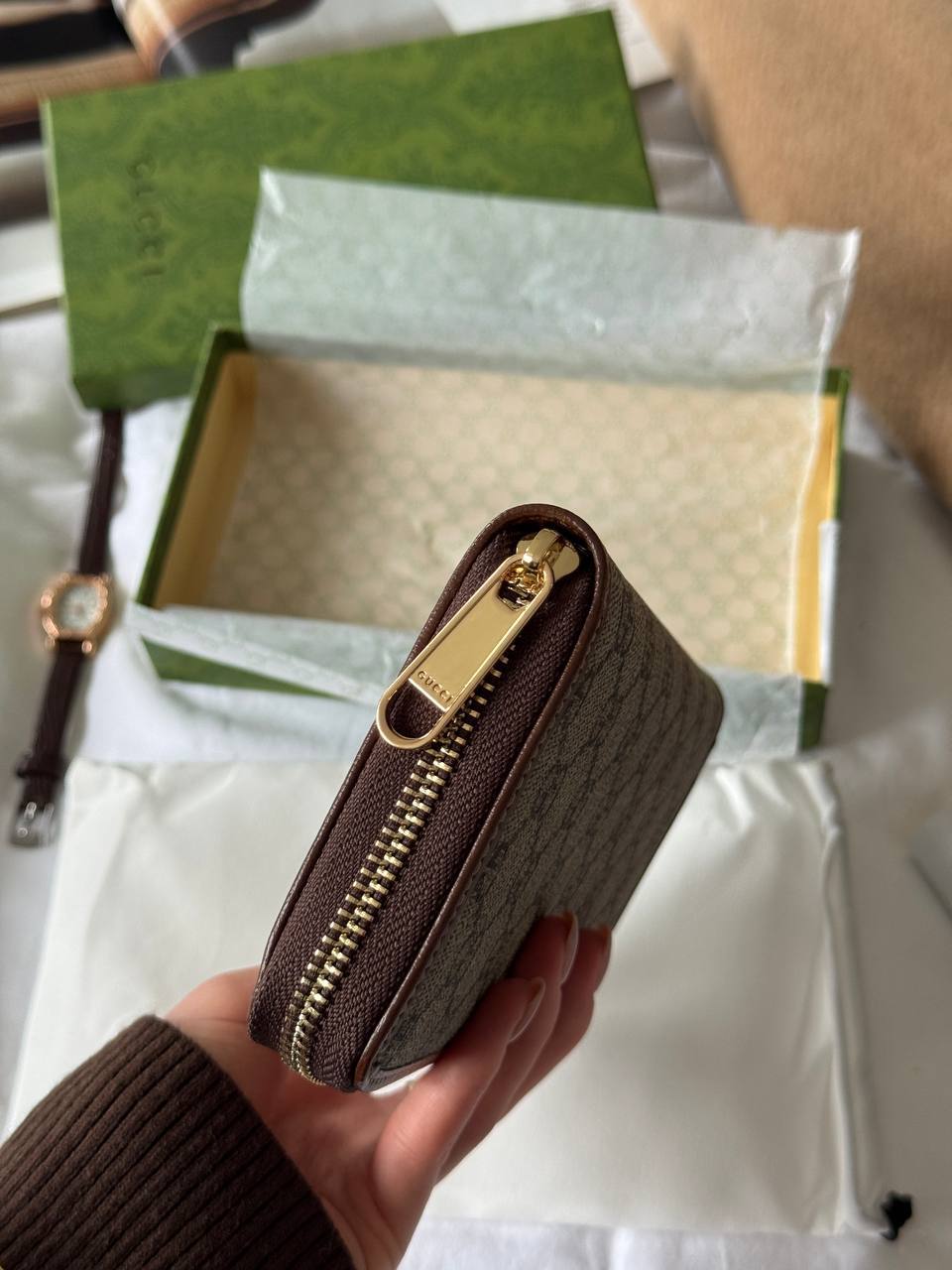 Gucci Horsebit 1955 Zip Around Wallet - 8