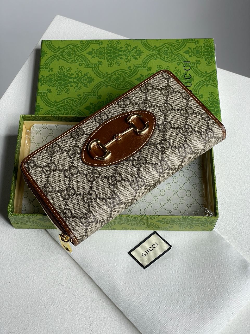 Gucci Horsebit 1955 Zip Around Wallet - 4