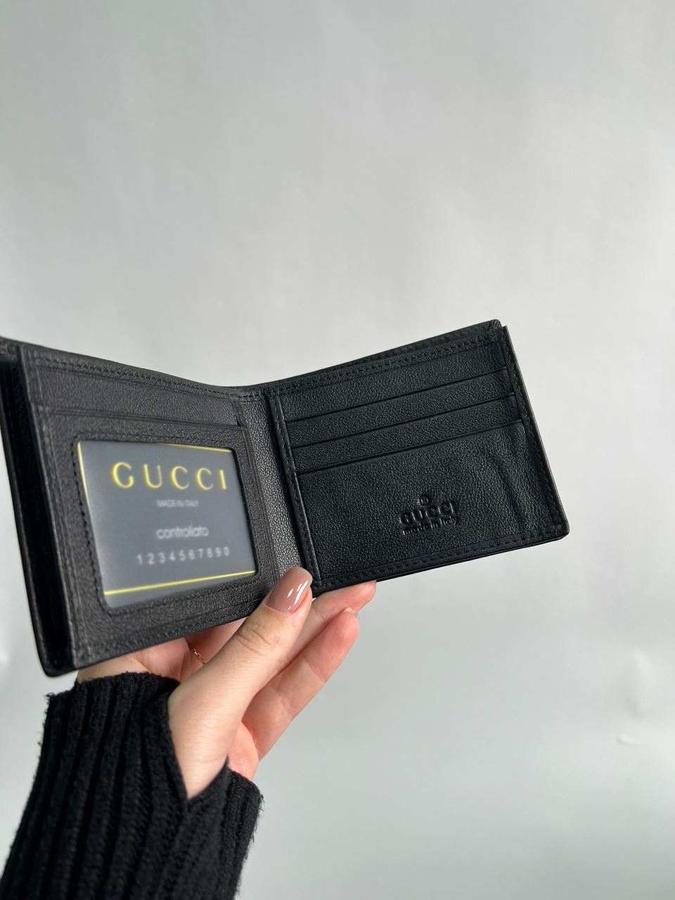 Gucci Leather GG Marmont Coin Wallet Black - 11