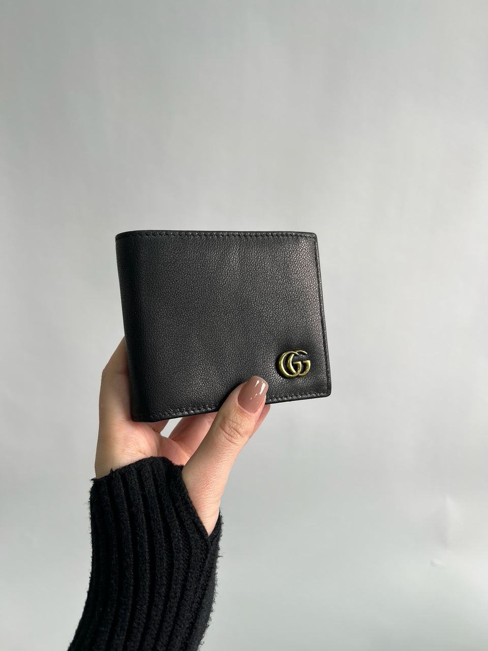 Gucci Leather GG Marmont Coin Wallet Black - 4