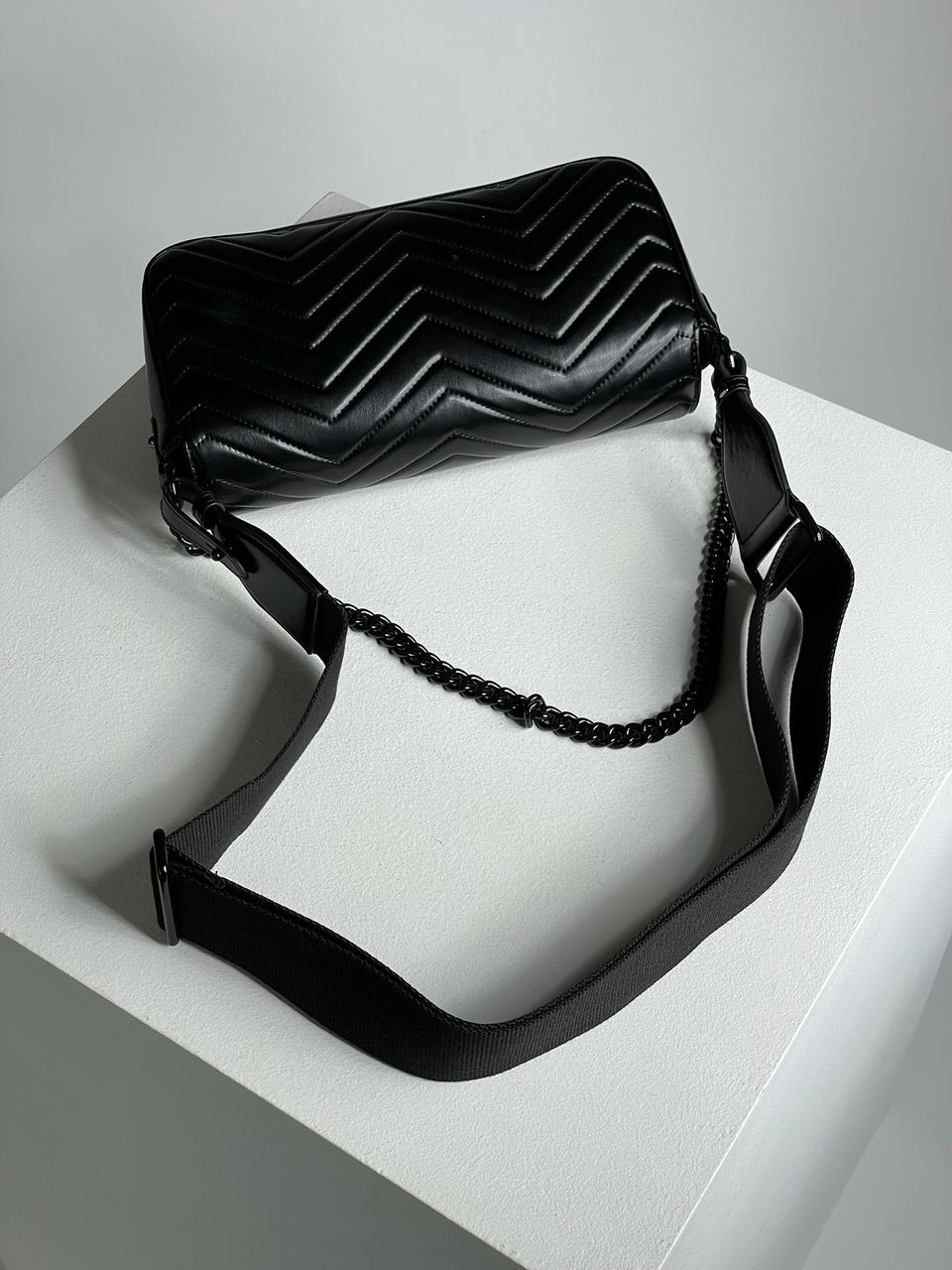 Gucci Marmont Medium Shoulder Bag Total Black - 15