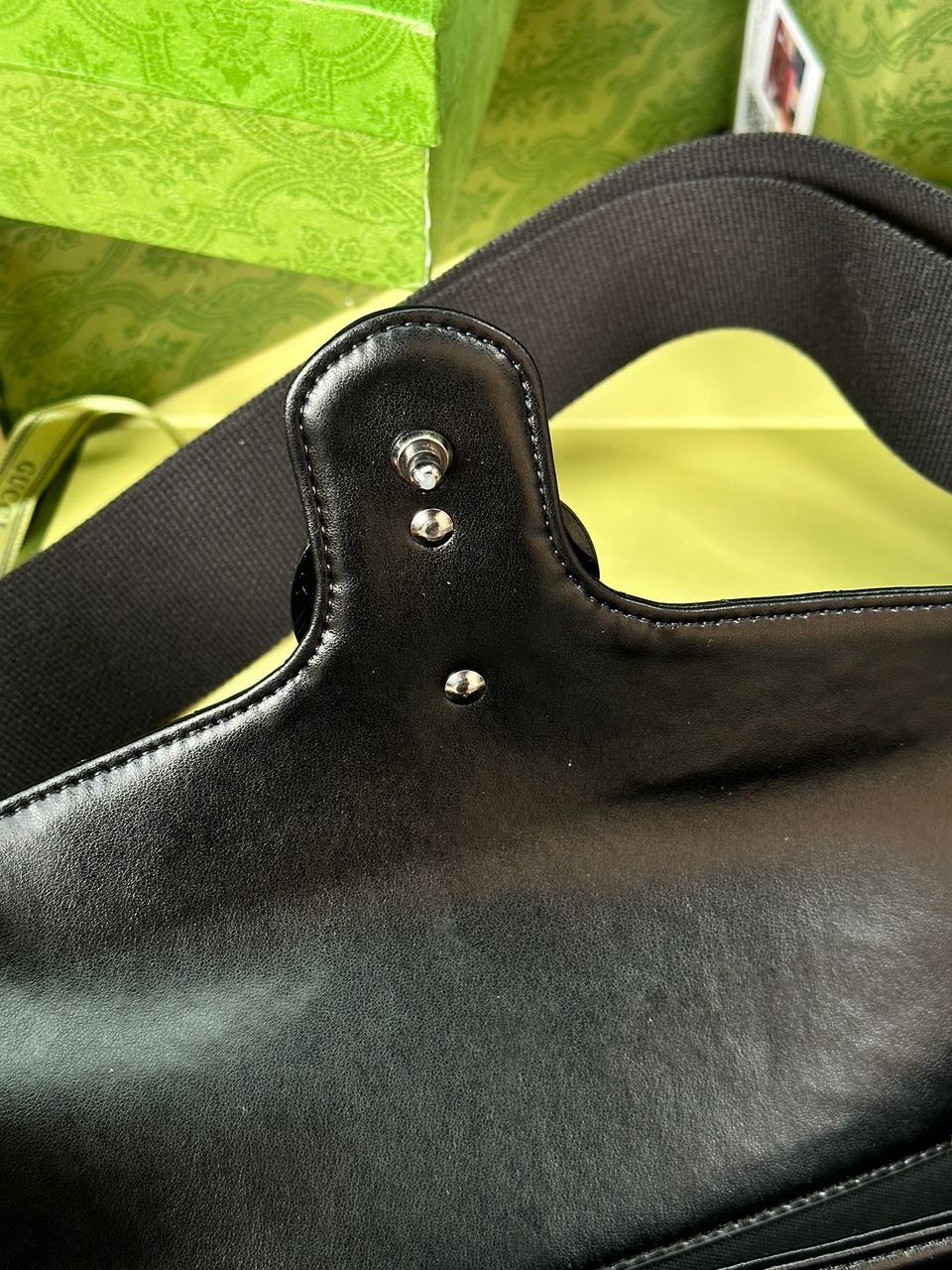 Gucci Marmont Medium Shoulder Bag Total Black - 24