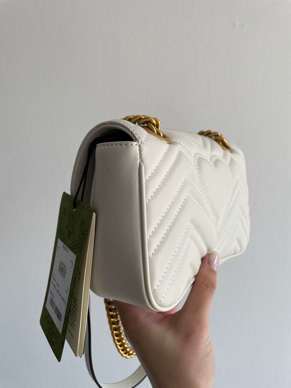 Gucci Marmont Mini Shoulder Bag, Gold Hardware - 14