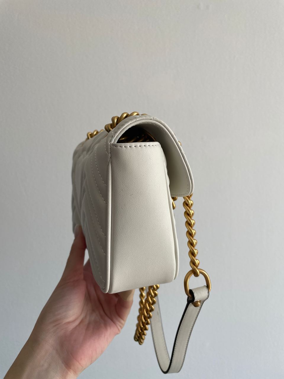 Gucci Marmont Mini Shoulder Bag, Gold Hardware - 15