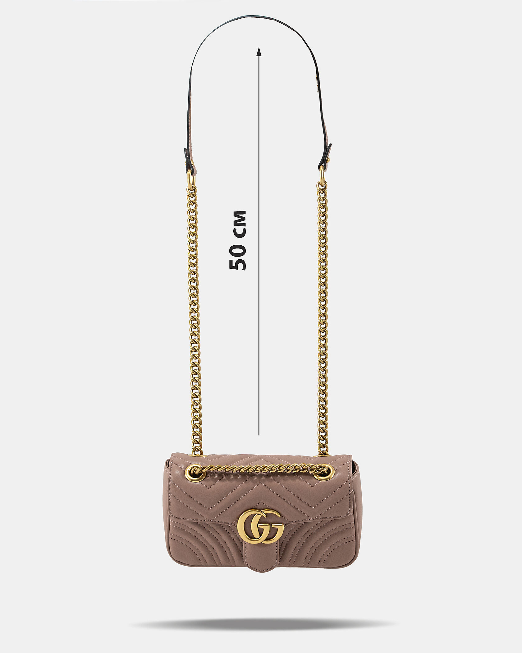 Gucci Marmont Shoulder Bag Powder Pink - 4