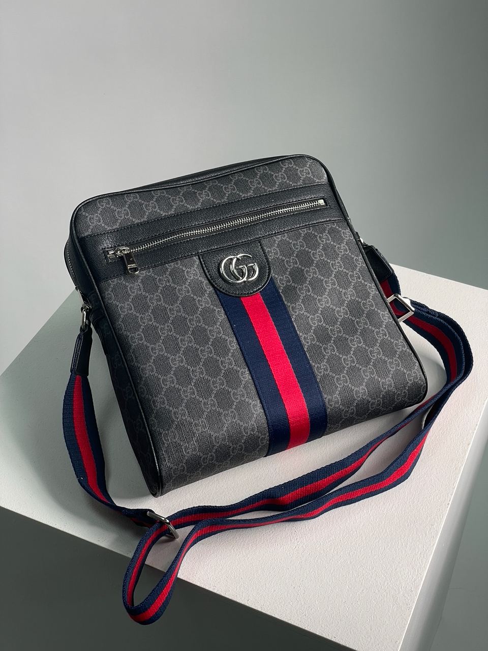 Gucci Ophidia GG Large Messenger Bag Blue - 3