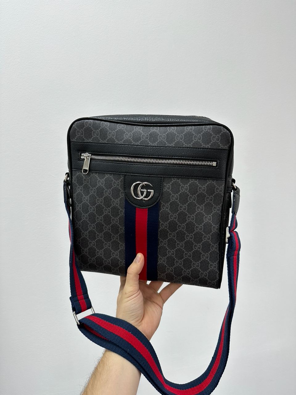 Gucci Ophidia GG Large Messenger Bag Blue - 7