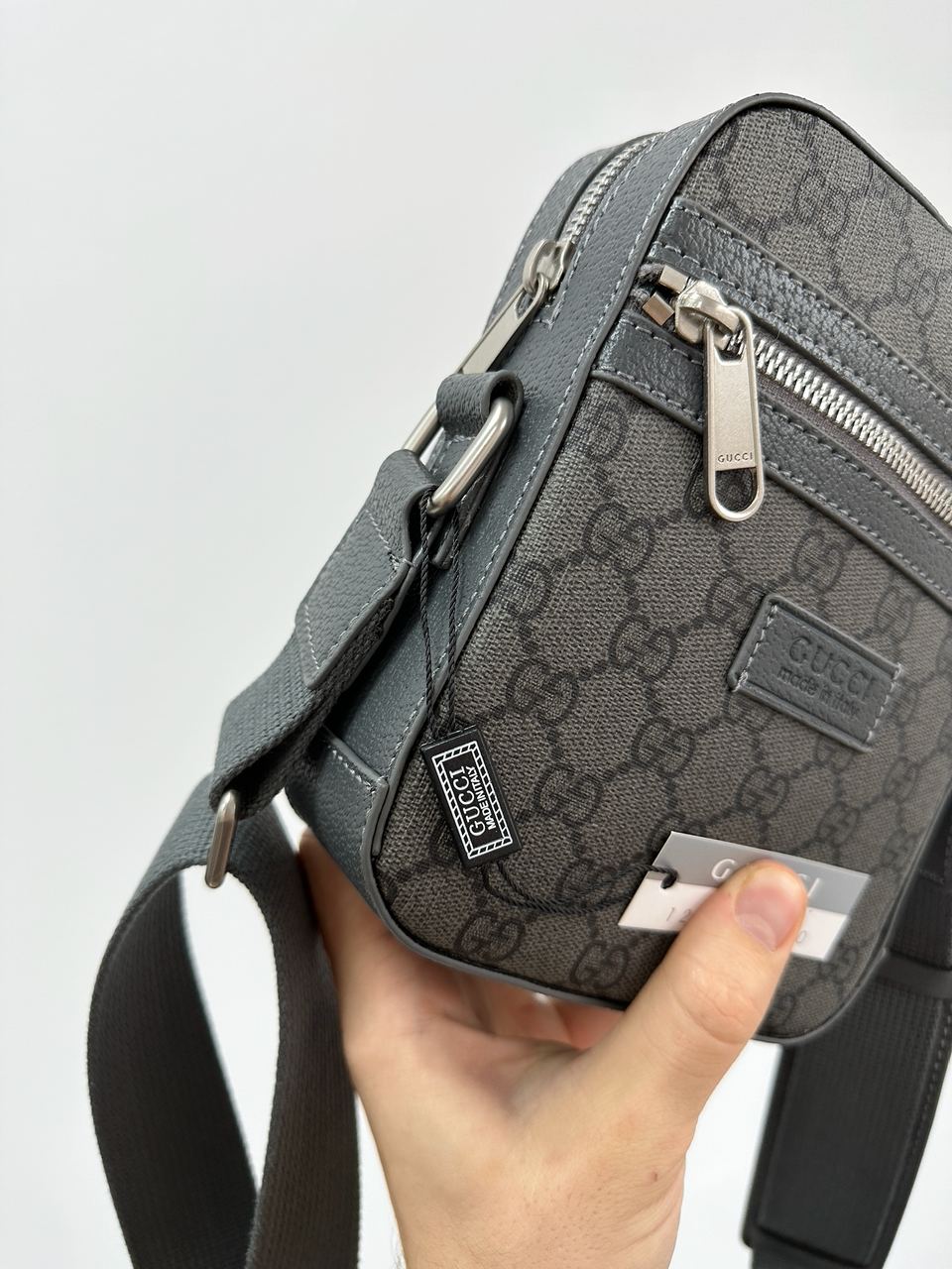 Gucci Ophidia GG Small Messenger Bag Grey - 10