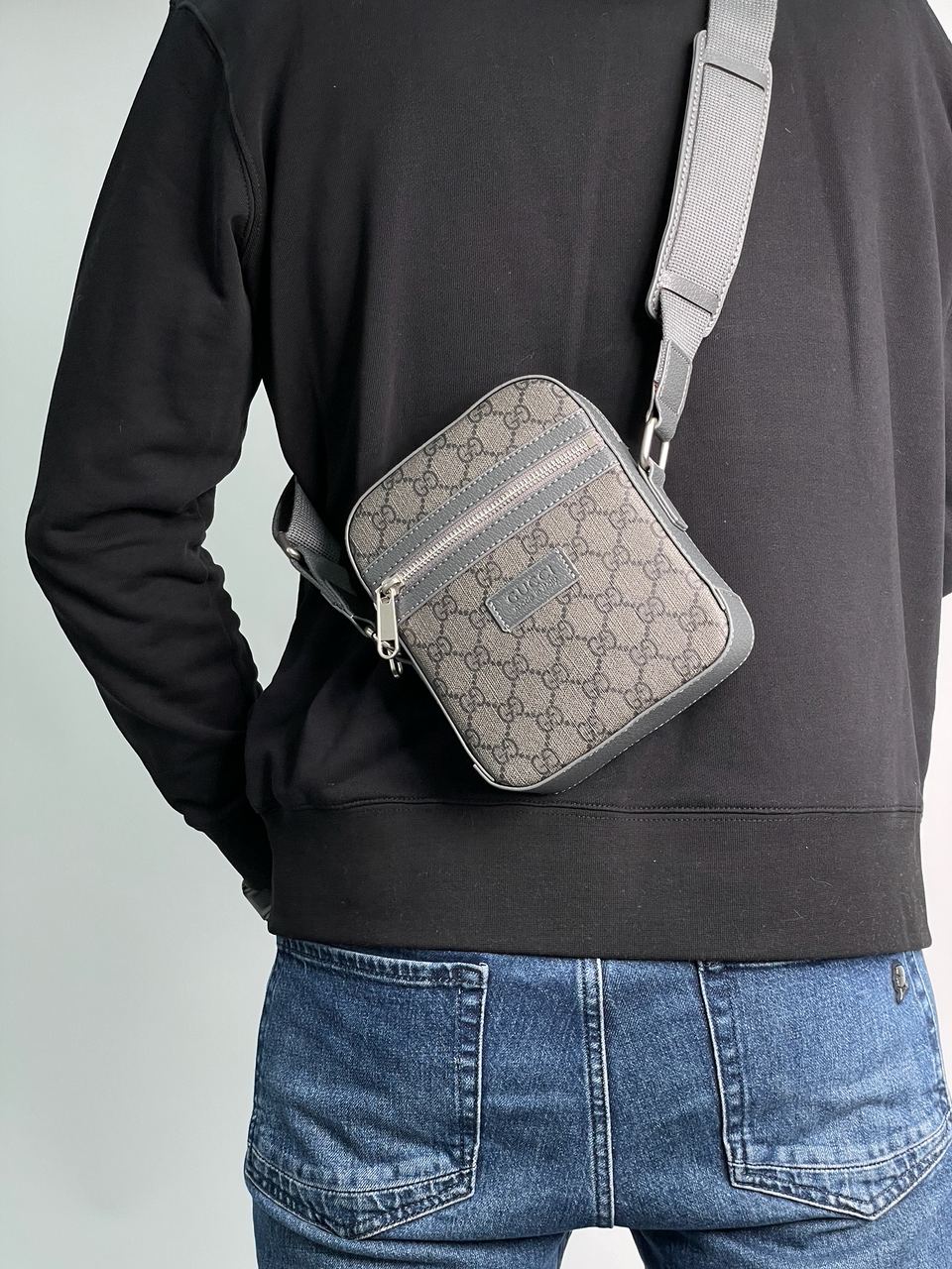 Gucci Ophidia GG Small Messenger Bag Grey - 5