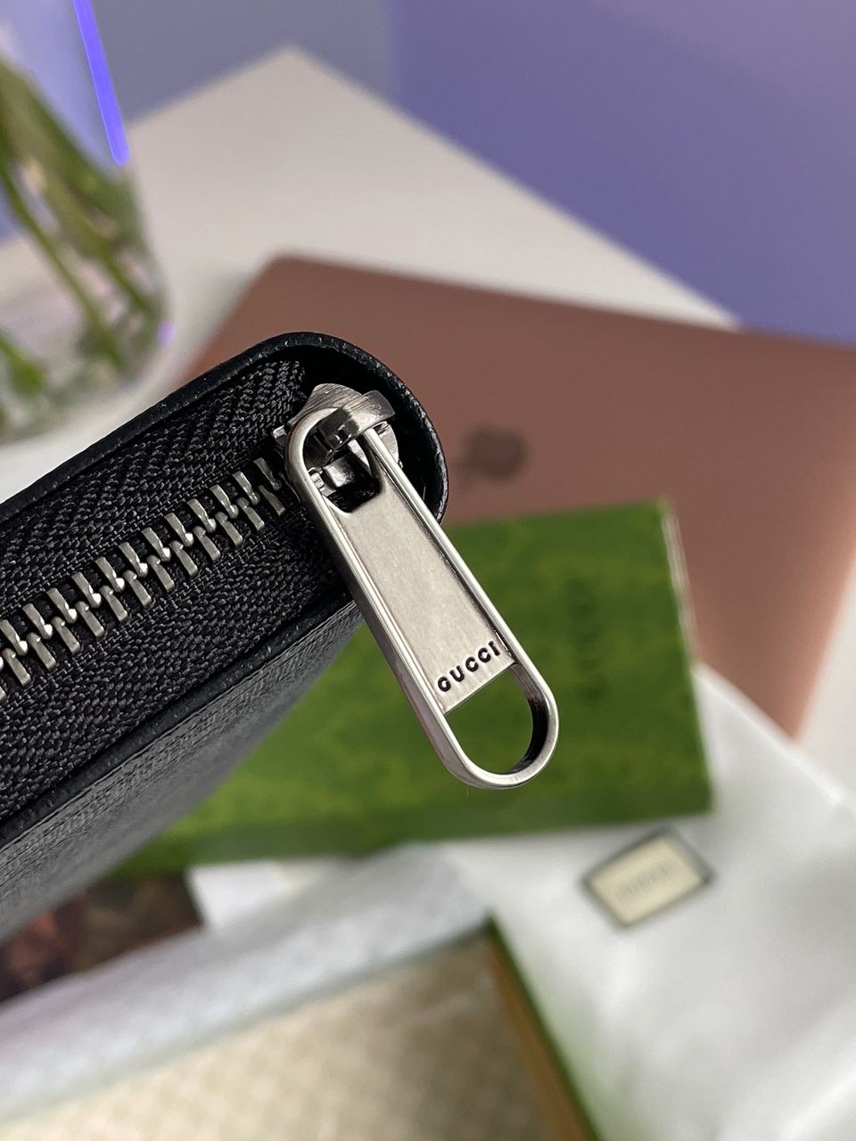 Gucci Ophidia GG Zip Around Wallet Grey - 11