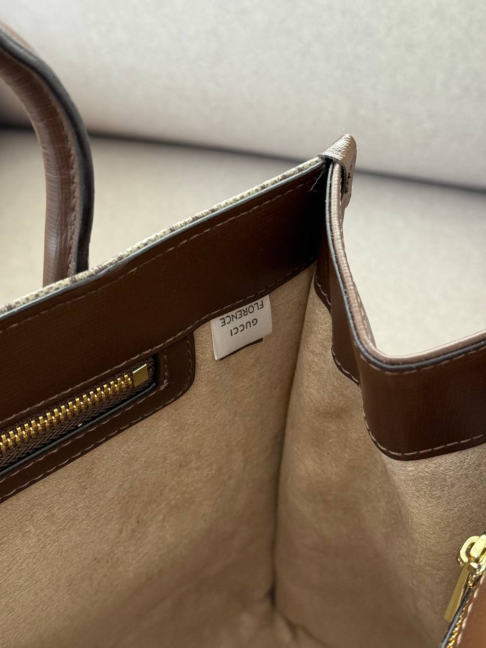 Gucci Ophidia Leather-Trimmed Monogrammed Coated-Canvas Tote - 13