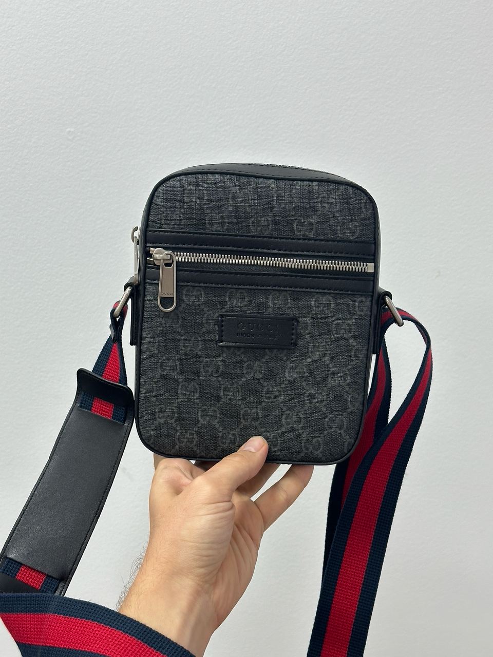 Gucci Small 'Ophidia' Shoulder Bag Grey - 3
