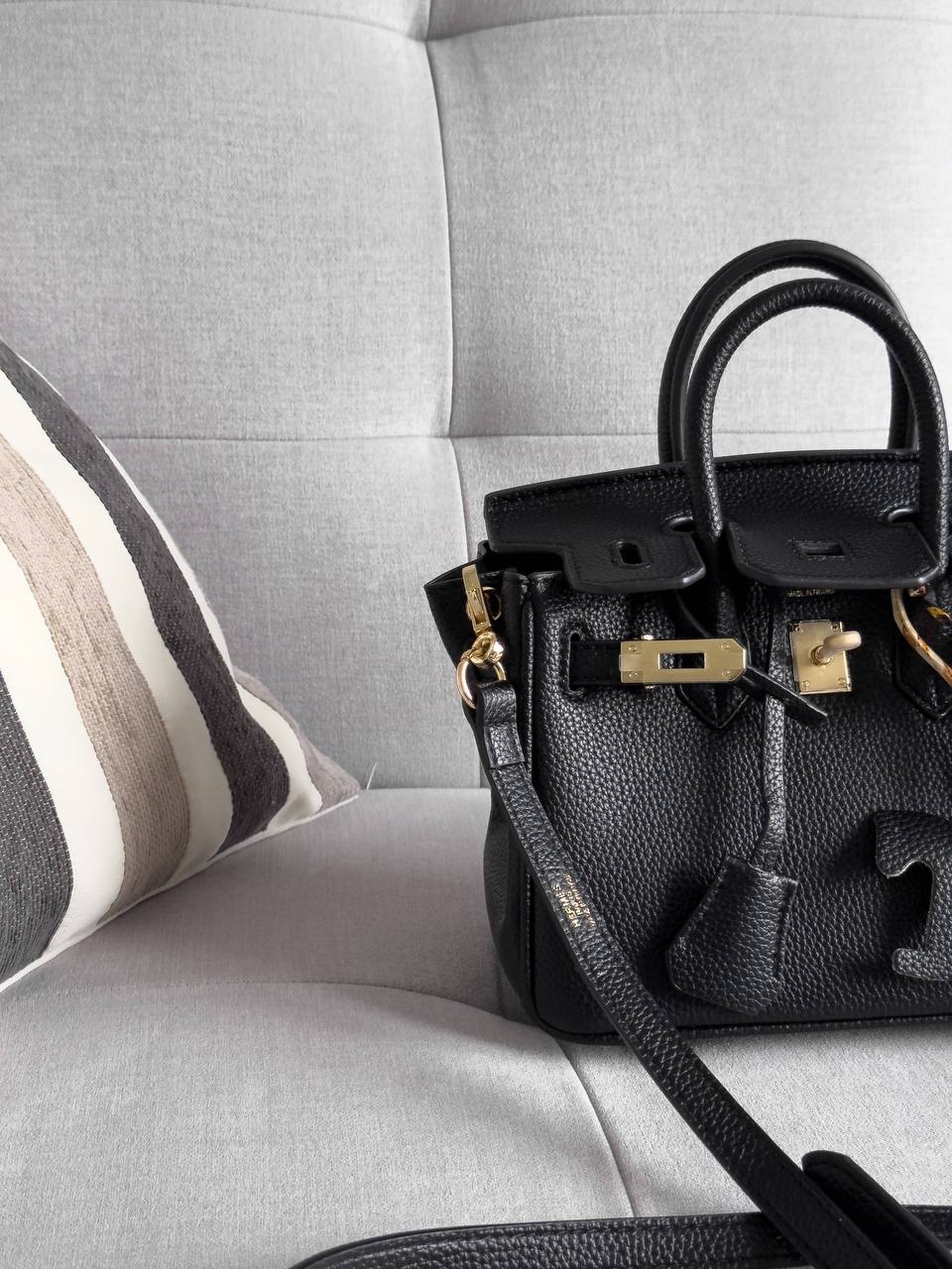 Hermès Birkin 20 Bag in Black Leather - 20