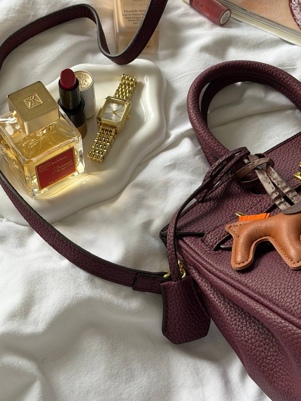 Hermès Birkin 25 Burgundy/Gold - 12