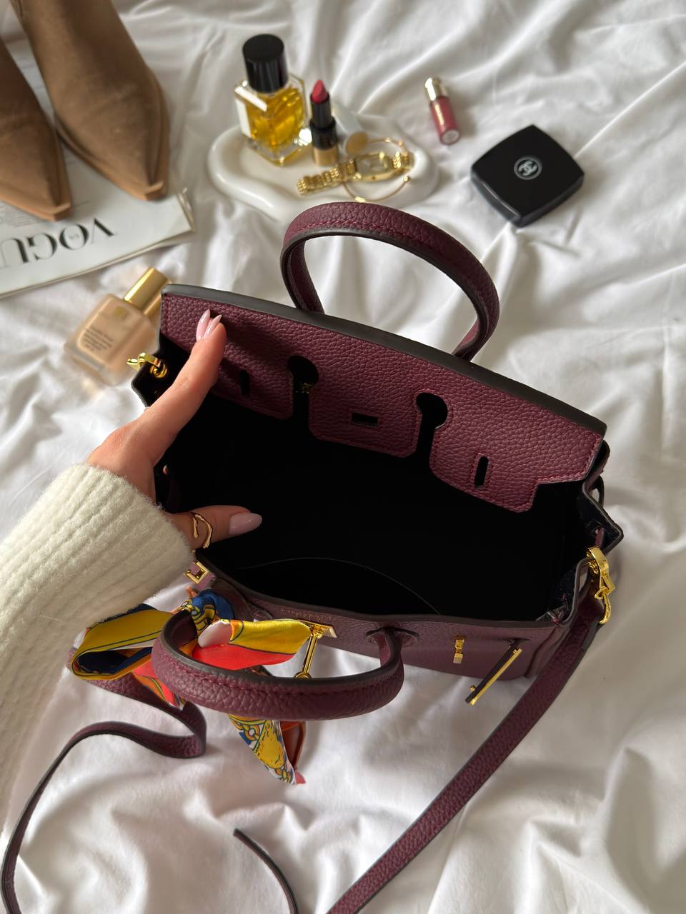 Hermès Birkin 25 Burgundy/Gold - 13