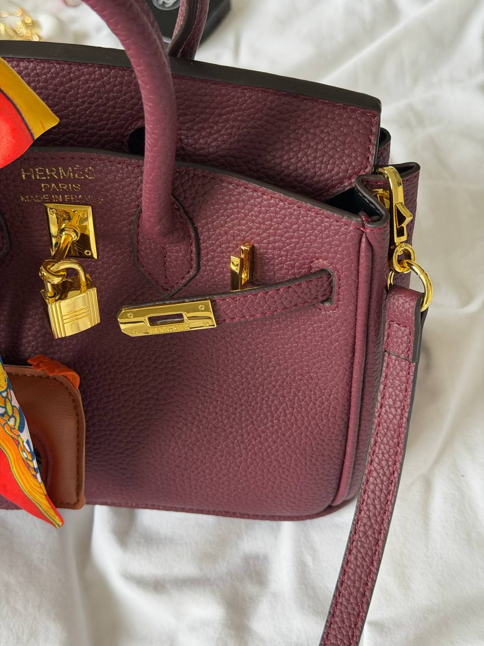 Hermès Birkin 25 Burgundy/Gold - 7