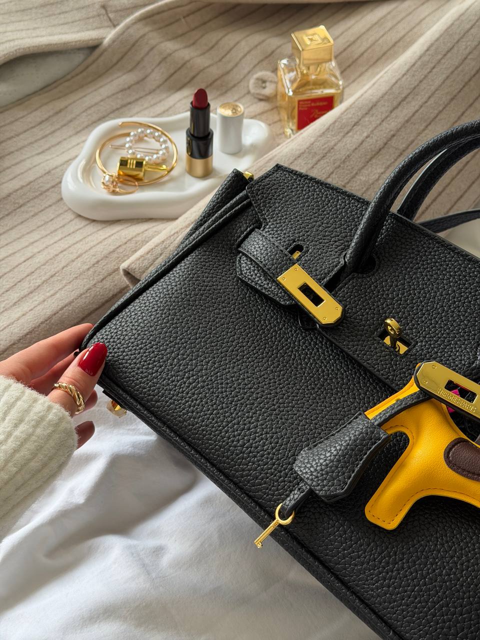 Hermès Birkin 30 Black/Gold - 7
