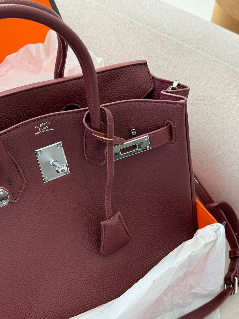 Hermès Birkin Burgundy - 6