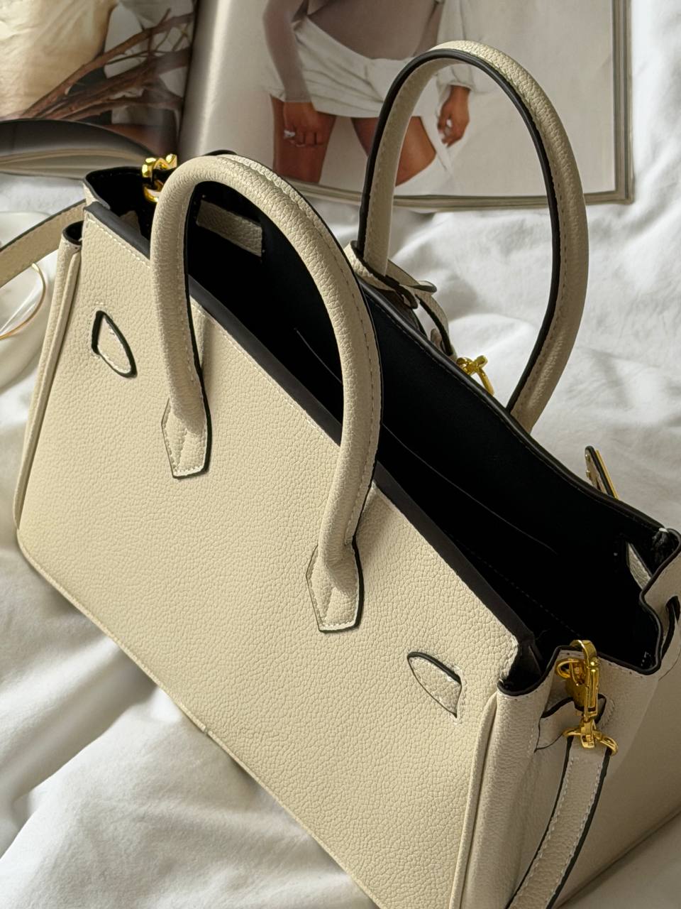 Hermès Birkin Milk/Gold - 12