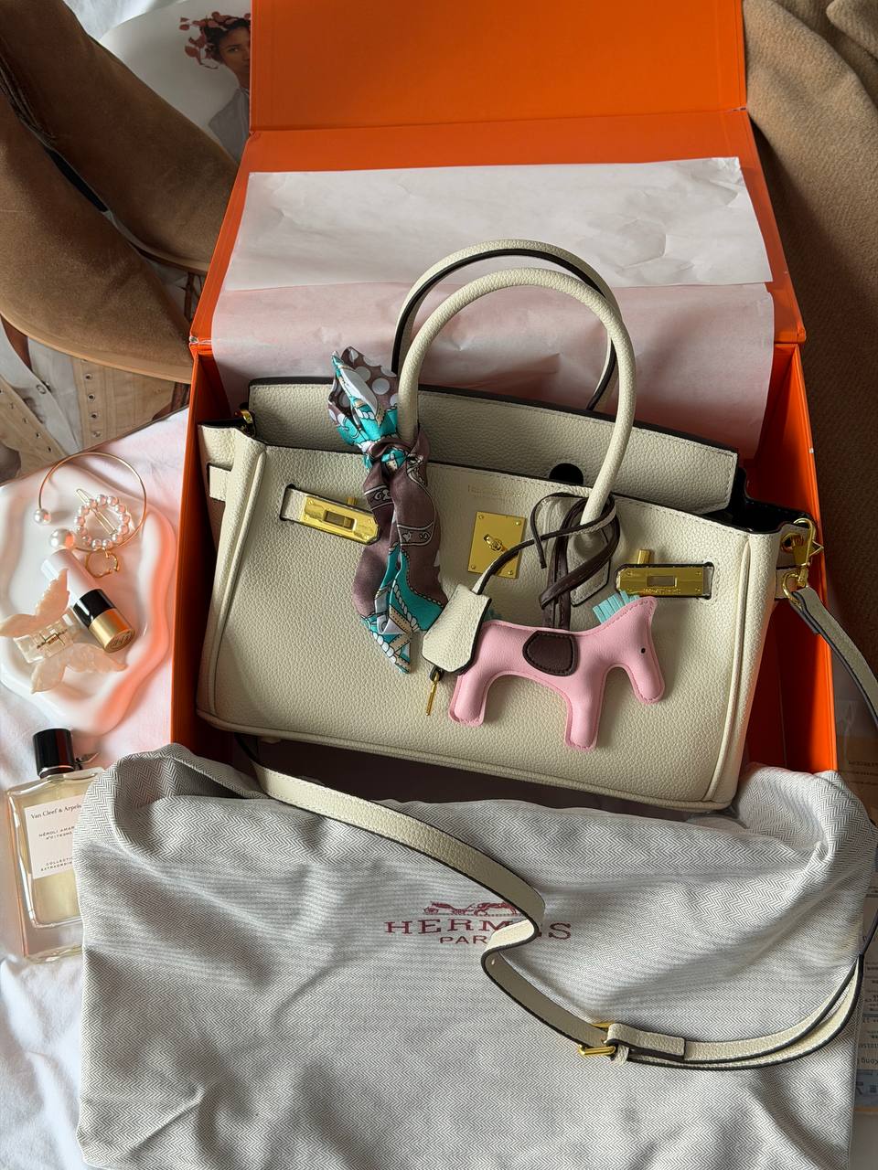 Hermès Birkin Milk/Gold - 2