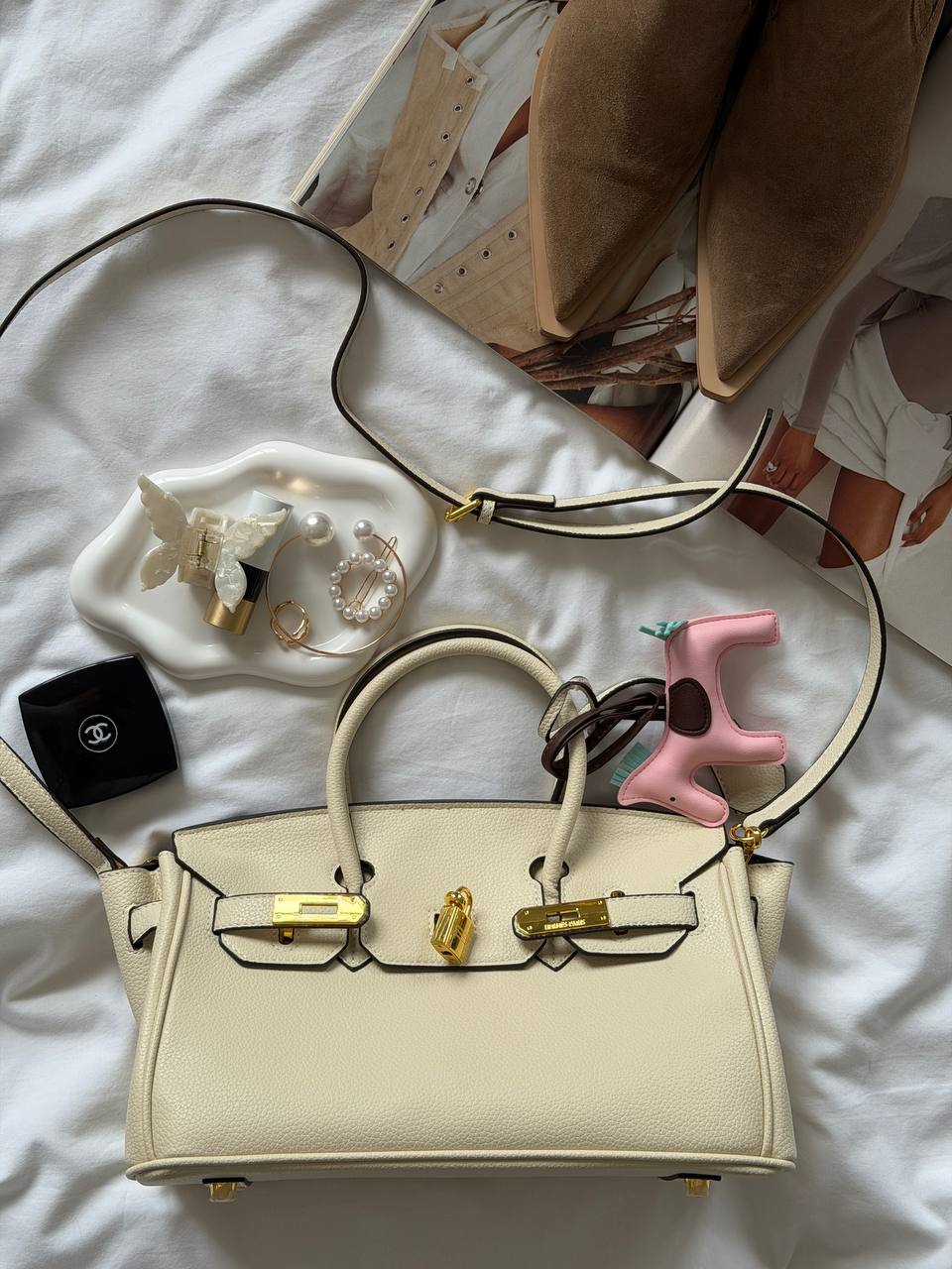 Hermès Birkin Milk/Gold - 7