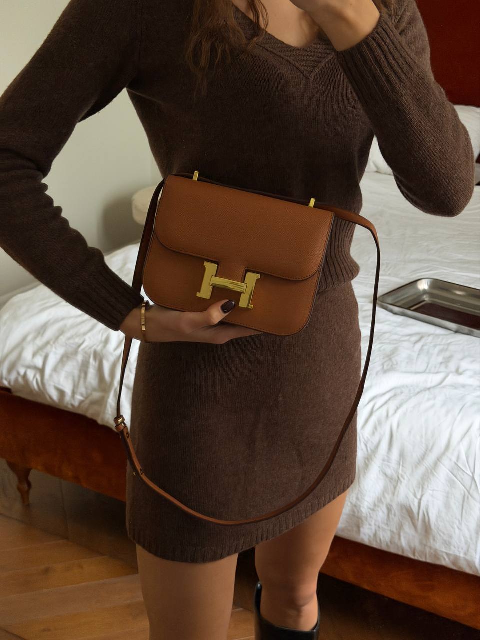 Hermès Constance Brown/Gold - 3