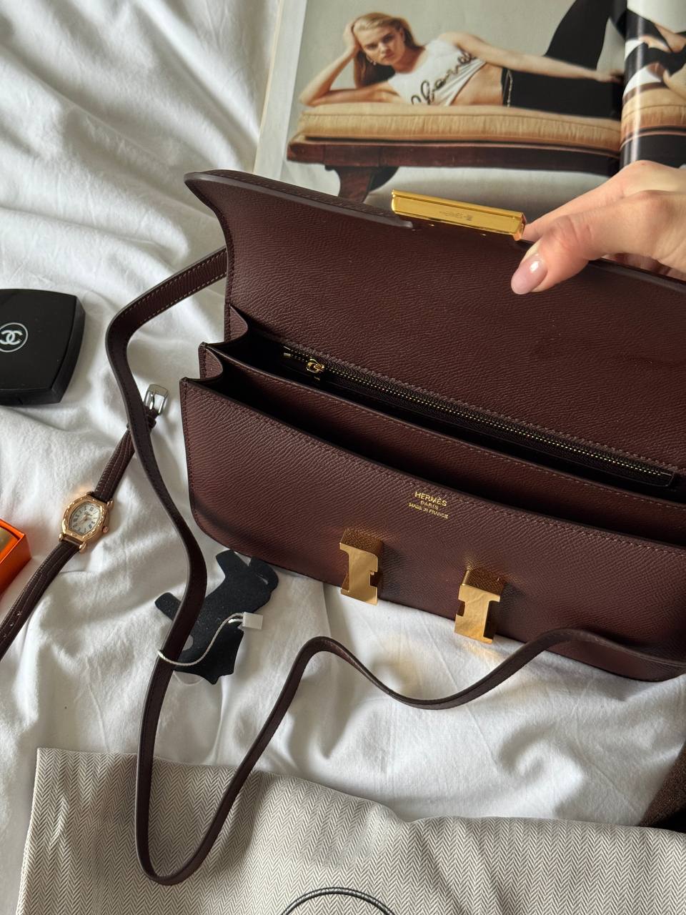 Hermès Constance Chocolate - 13