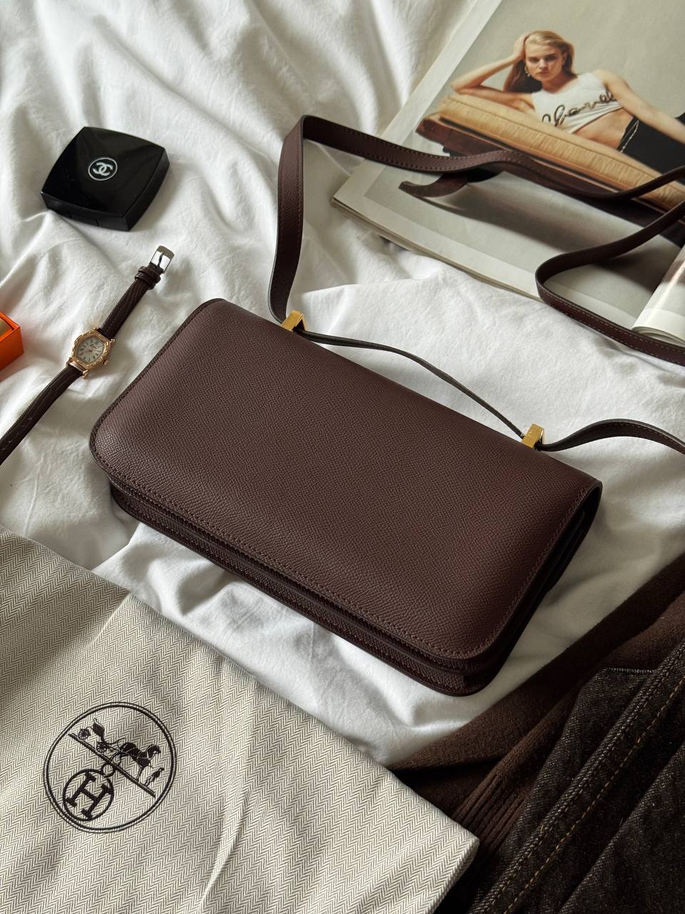 Hermès Constance Chocolate - 14
