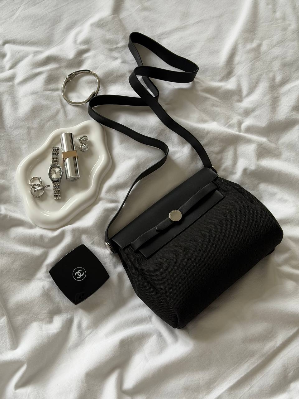 Hermès Herbag Zip 20 Bag Black - 8