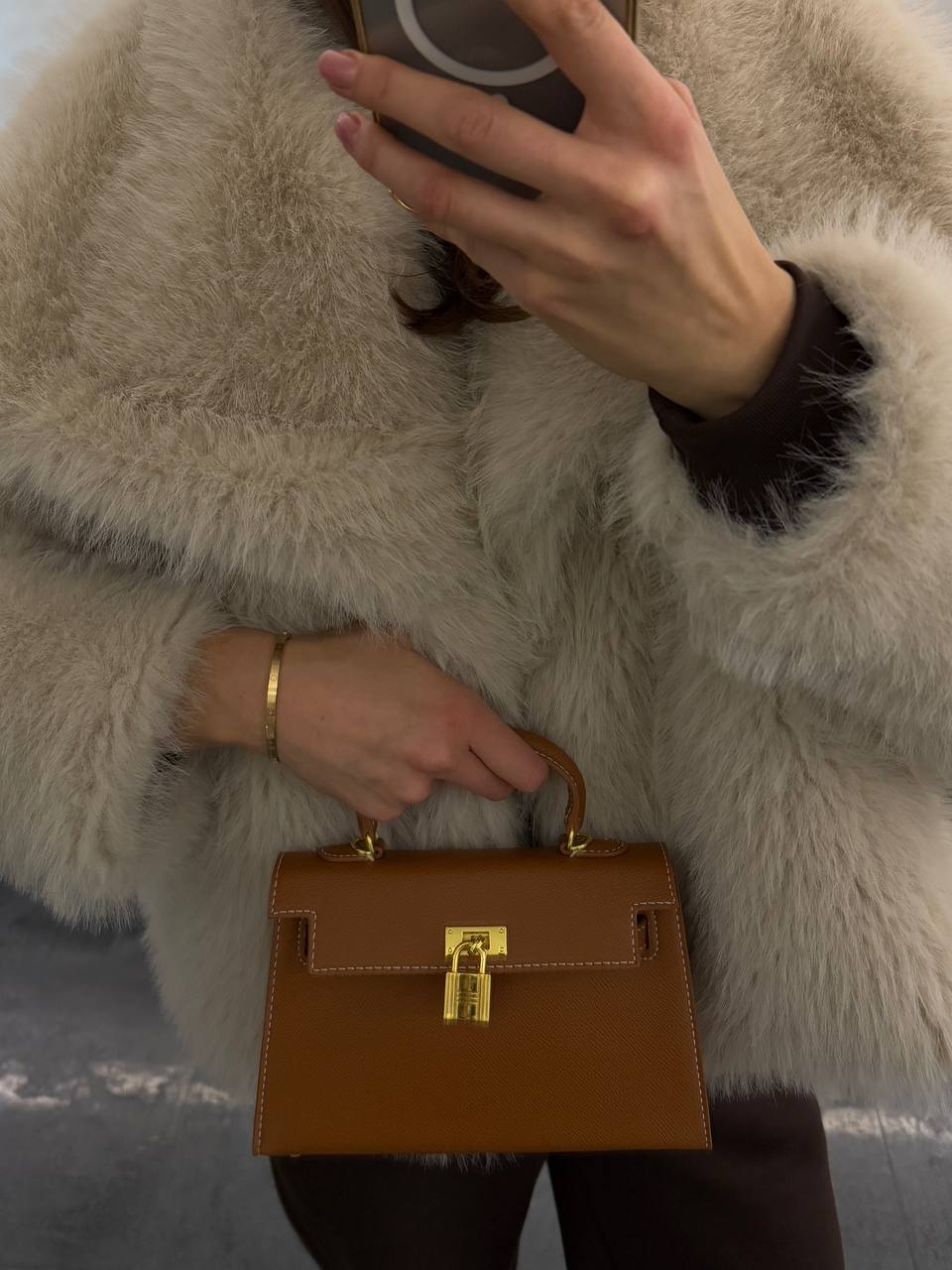 Hermès Kelly 20 Mini Bag in Gold Epsom Leather - 4