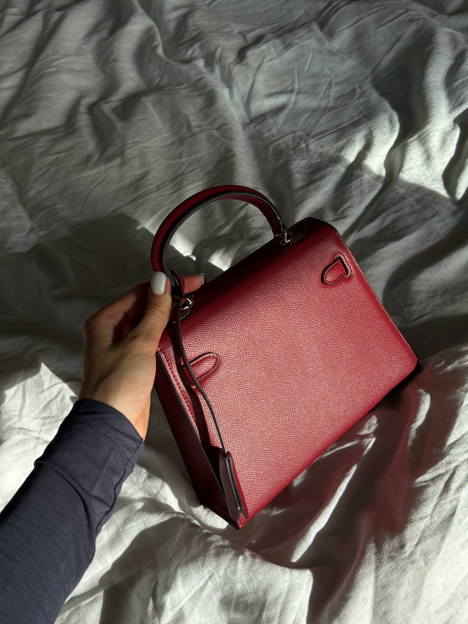 Hermès Kelly 20 Mini Bag in Rouge H Epsom Leather - 16