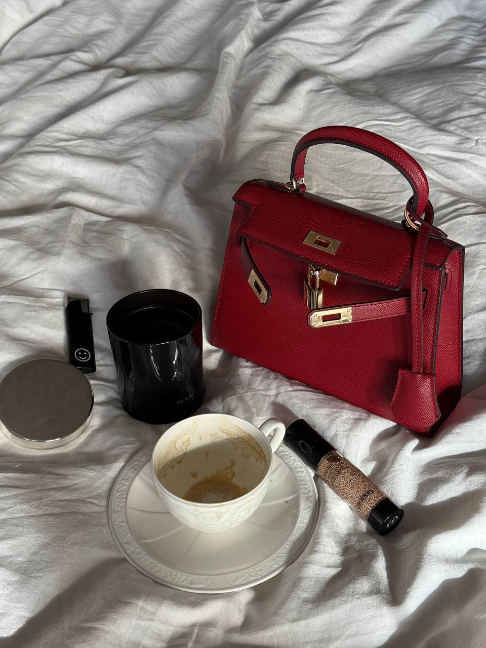 Hermès Kelly 20 Mini Bag in Rouge H Epsom Leather - 4